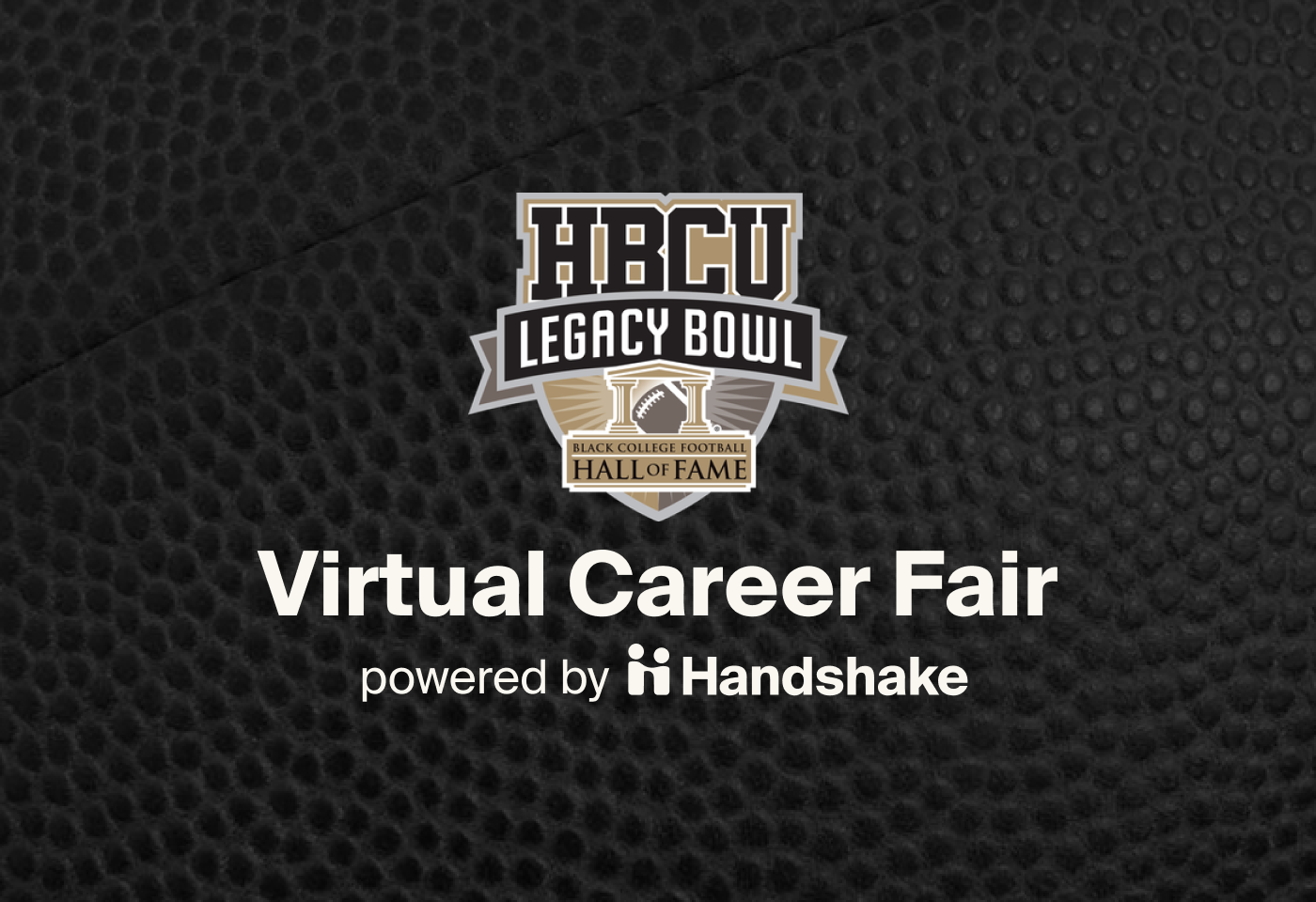 HBCU Legacy Bowl Virtual Career Fair Handshake